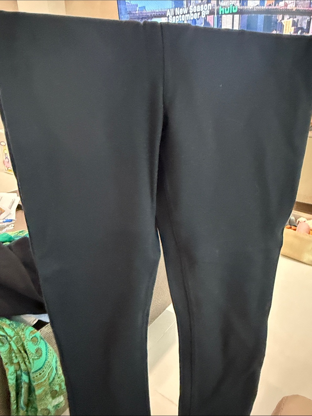 SPANX Women's Straight Leg Pants in Black